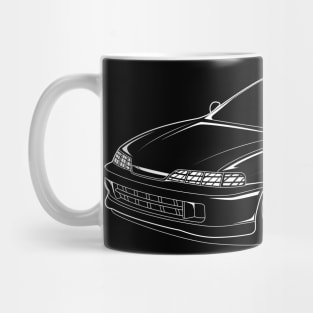 Jdm integra white line Mug